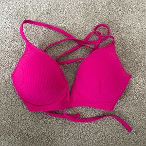 Hot Pink Target Bikini Top- Like New!